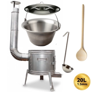 Nerezový kotlíkový set 20 LUX 1,5 mm